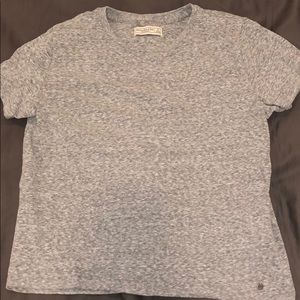 Abercrombie & Fitch Marled Gray Shirt